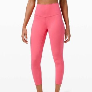 Lululemon Sunny Coral Athletica Buttery Soft Align High Rise Tight Leggings Sz 2